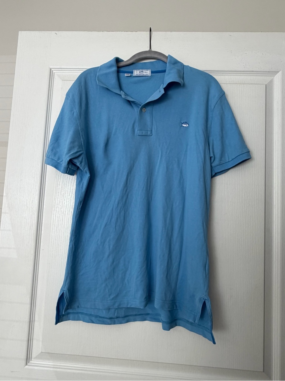 Southern Tide blue polo shirt, size S